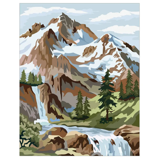 Snowy Mountains Magnet