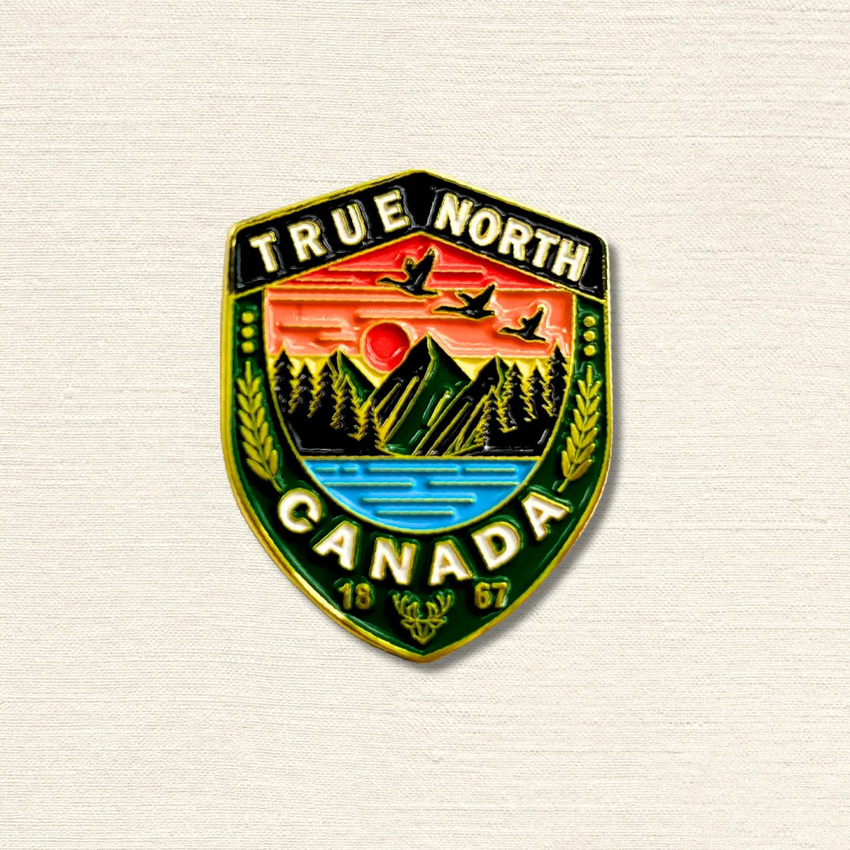 True North Heritage Enamel Pin