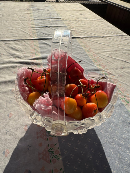 Glass Fruit Basket