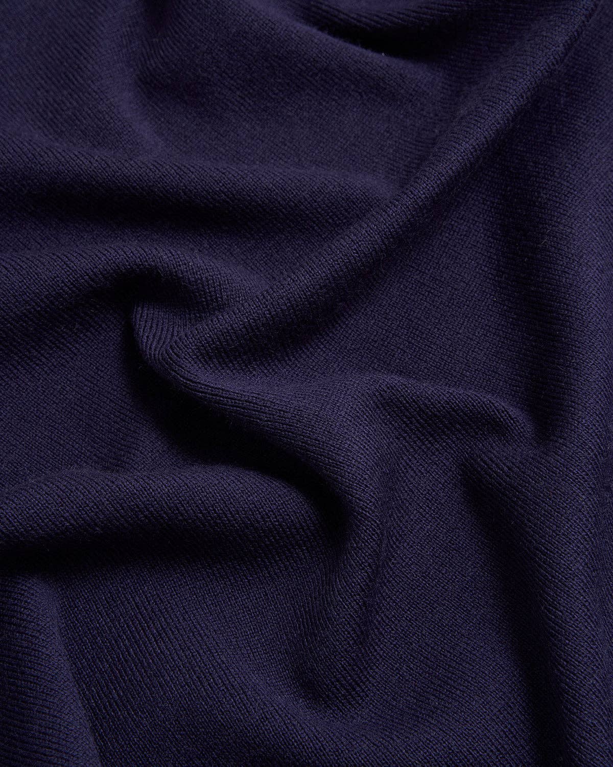 Dark Blue Knit Triangle Blanket