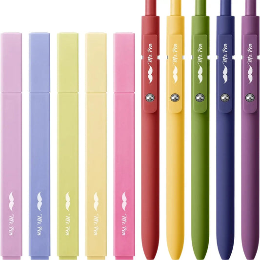Highlighter and Gel Pens Set