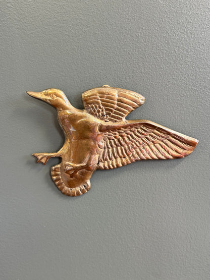 Brass Flying Duck