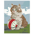 Cat and Ball Magnet
