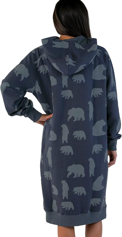 Sleep Hoodie-Midnight Bears