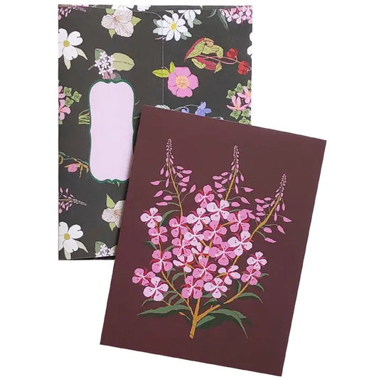 Yukon Fireweed Greeting Card