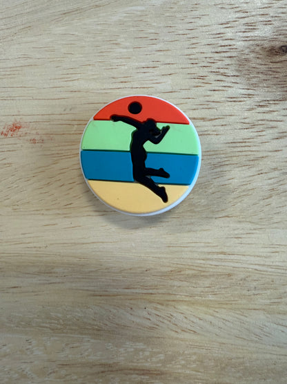 Clog Charms-Volleyball