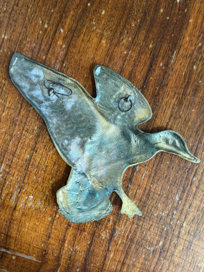 Brass Flying Duck
