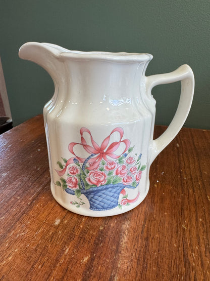 Flower Basket Pitcher