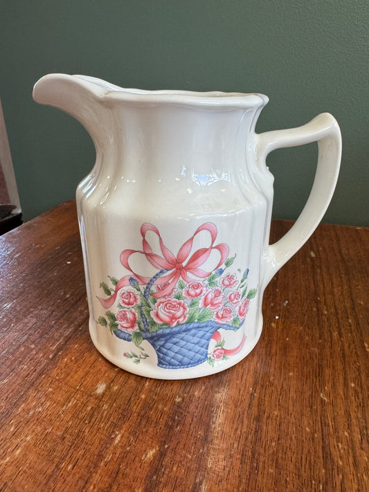 Flower Basket Pitcher