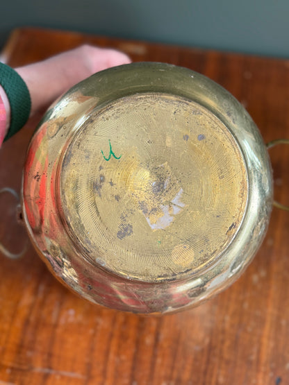 Brass Planter-Grape Handles