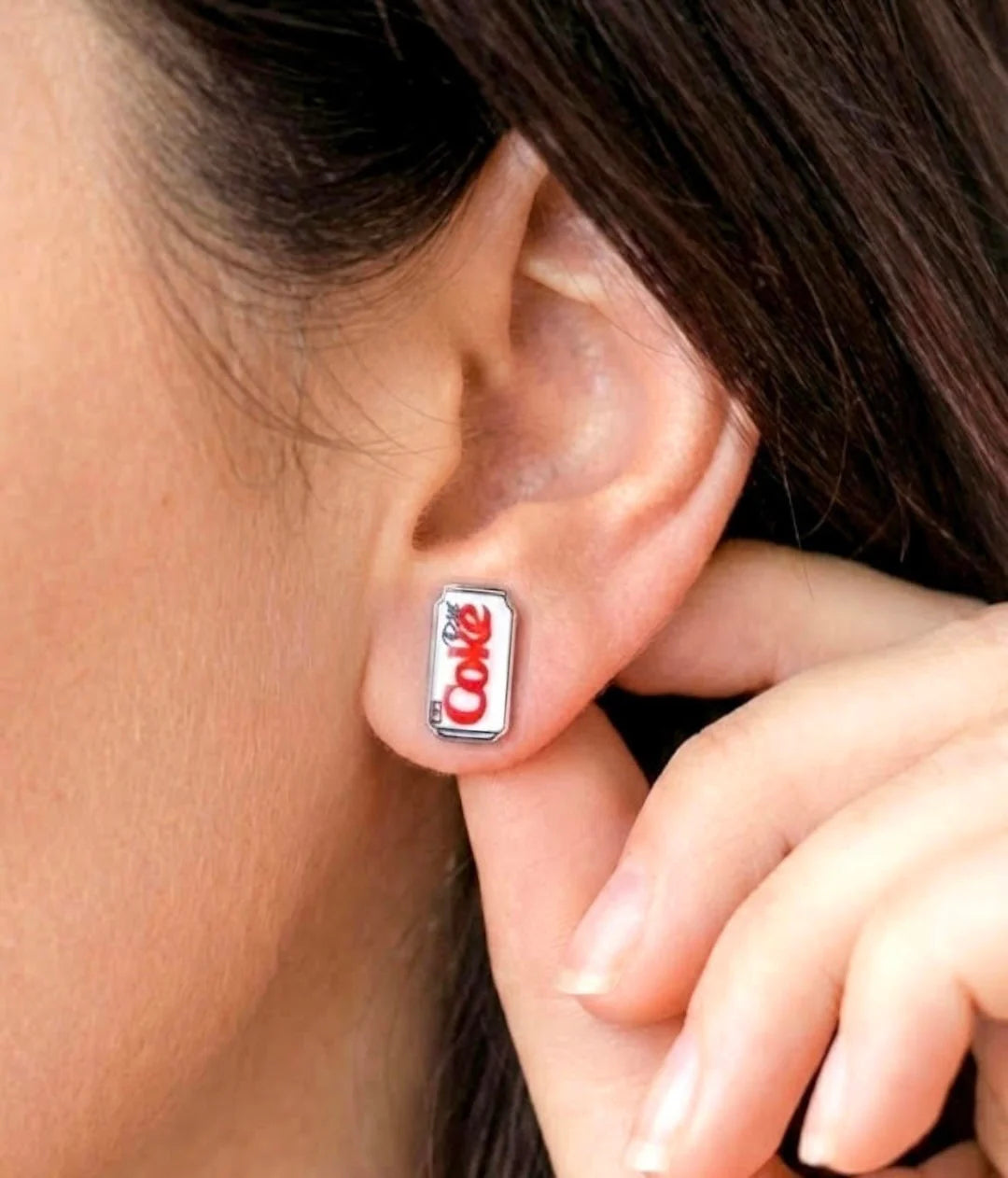 Diet Coke Stud Earrings