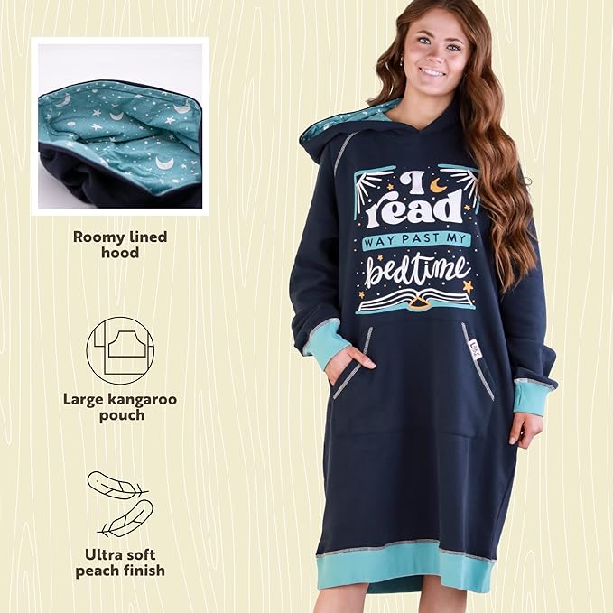 Sleep Hoodie-Read Past My Bedtime