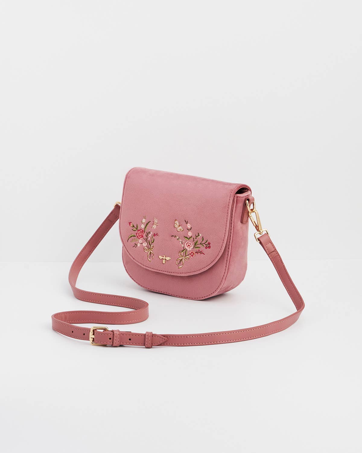 Beth Floral Posy Saddle Bag