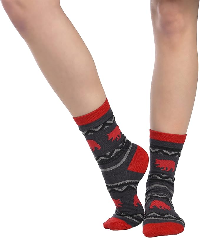 Cabin Bear Adult Sock