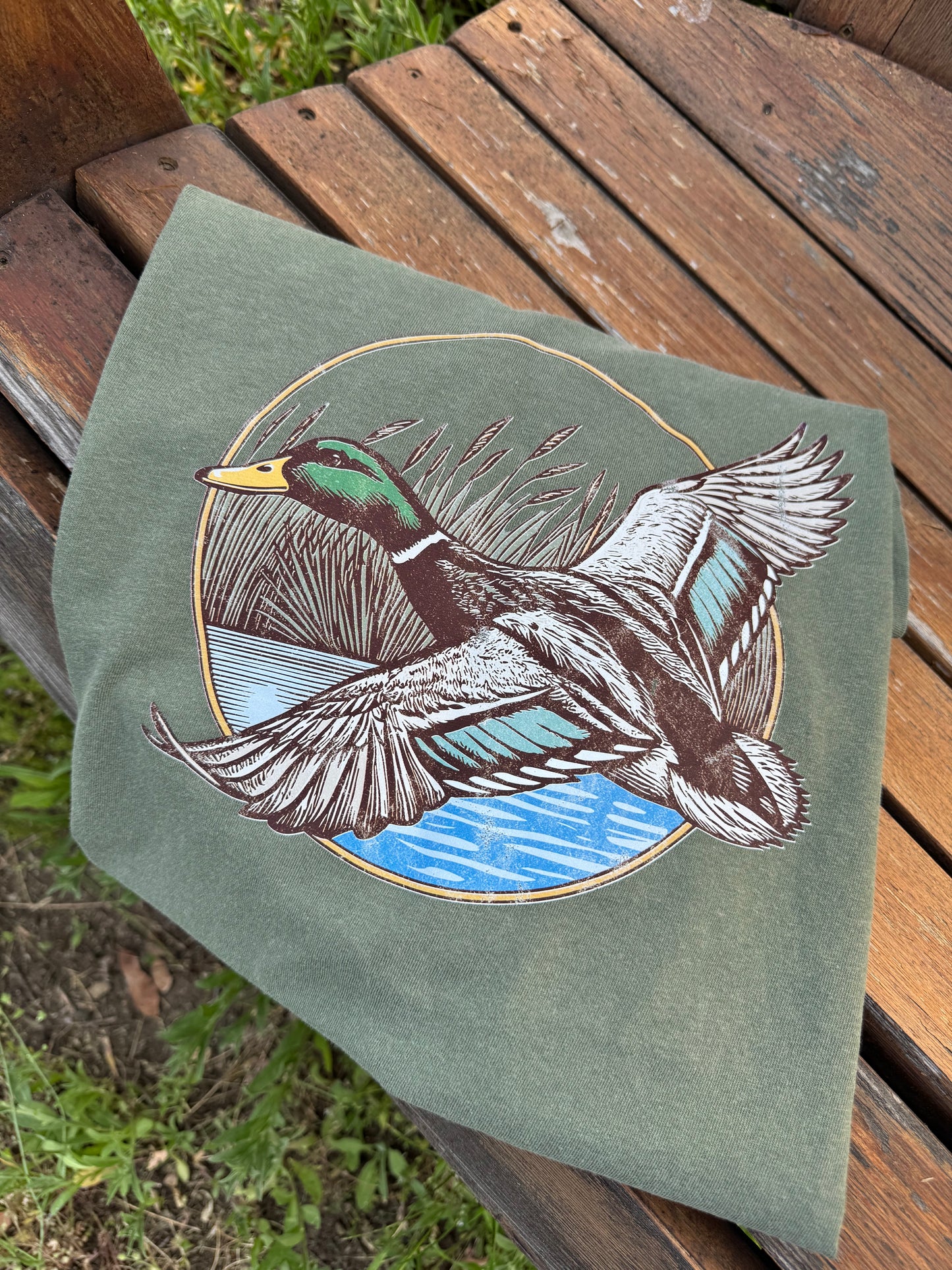 Mallard in Flight Tee