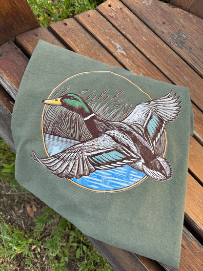 Mallard in Flight Tee