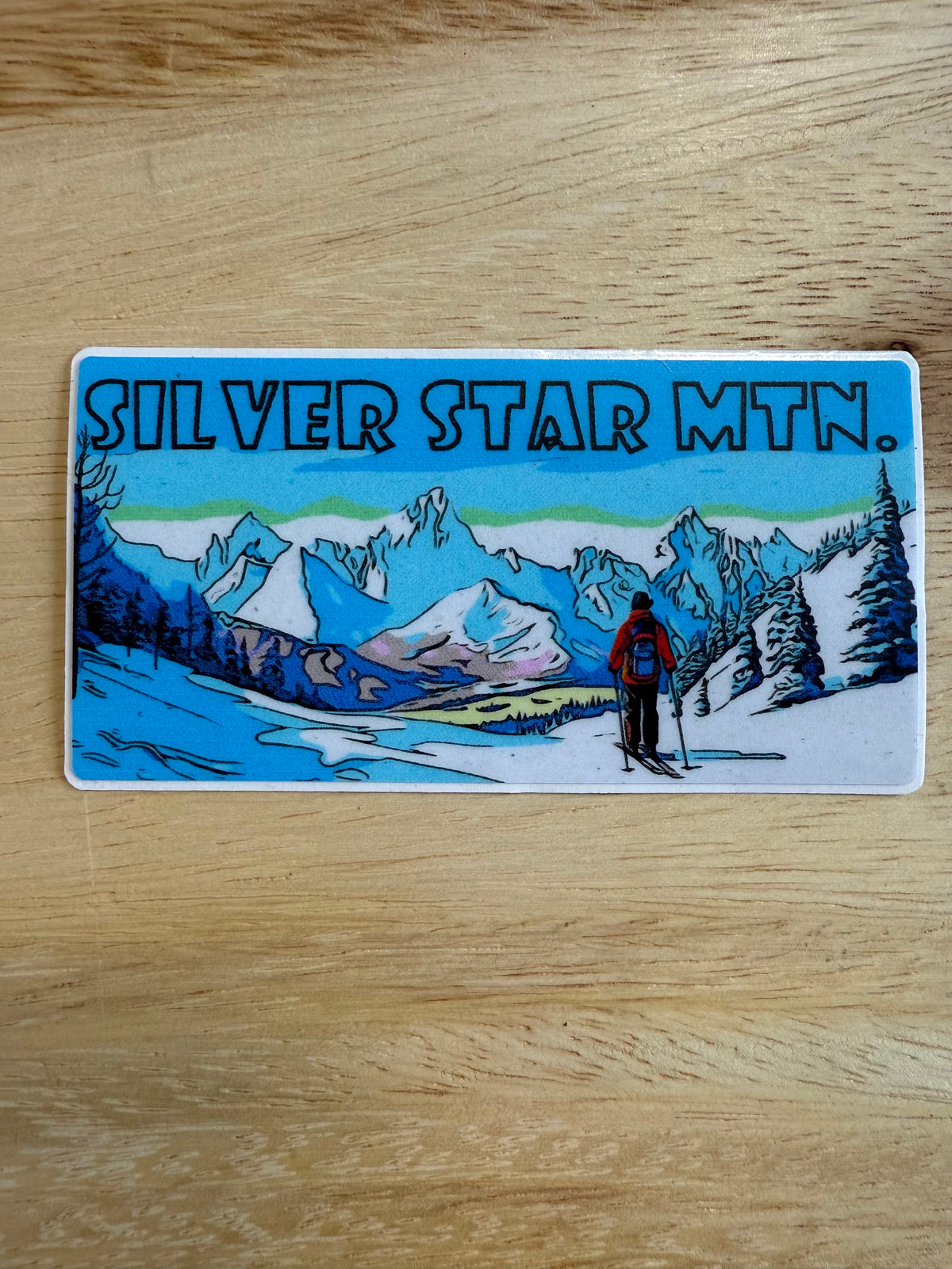 Silver Star Landscape Sticker