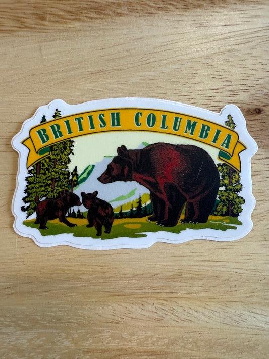 British Columbia Bears Sticker