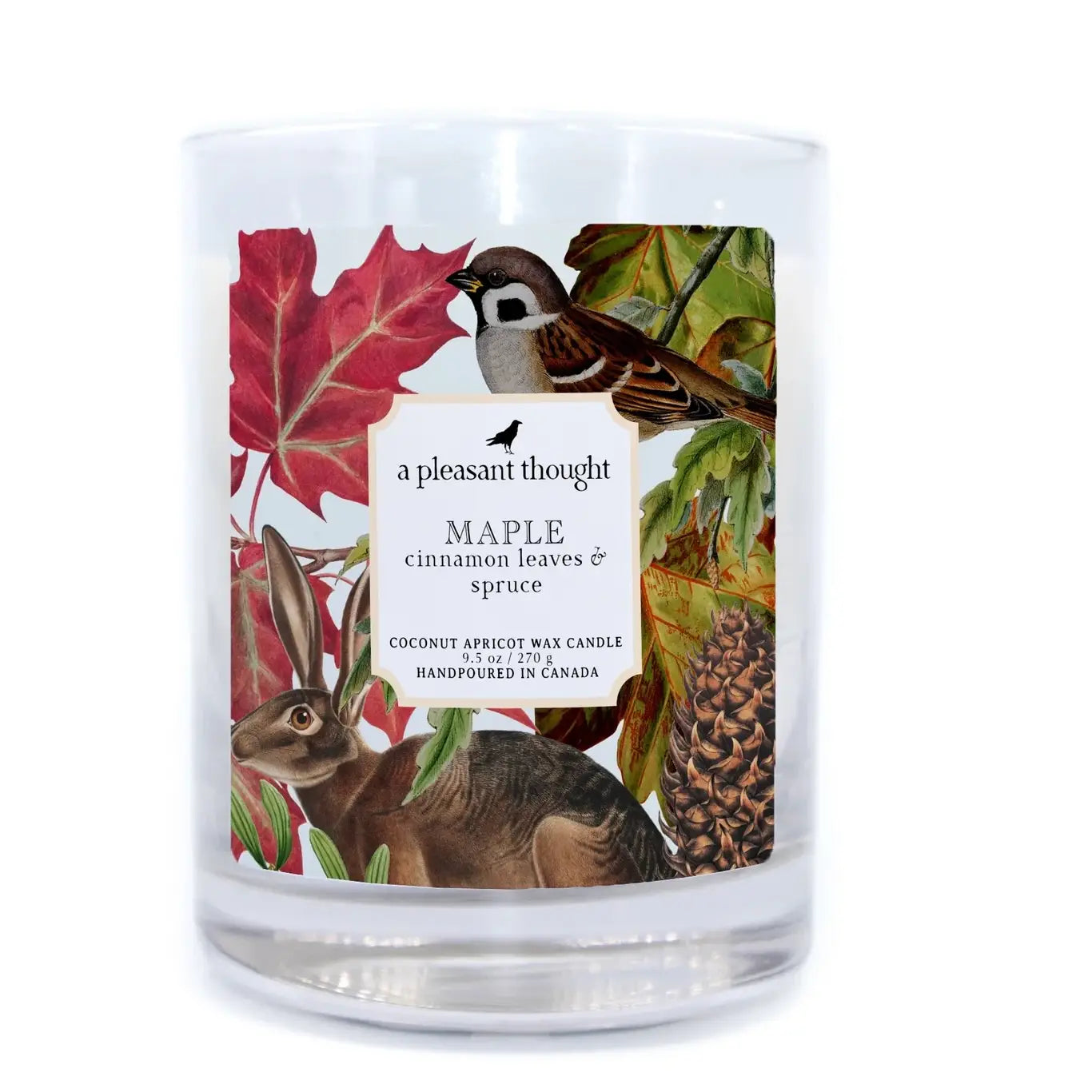 Maple-Cinnamon Leaves & Spruce 15 oz. Candle