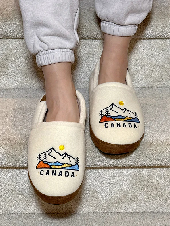 Scenic Canada Slippers