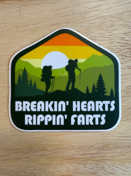 Mini Breaking Hearts Sticker