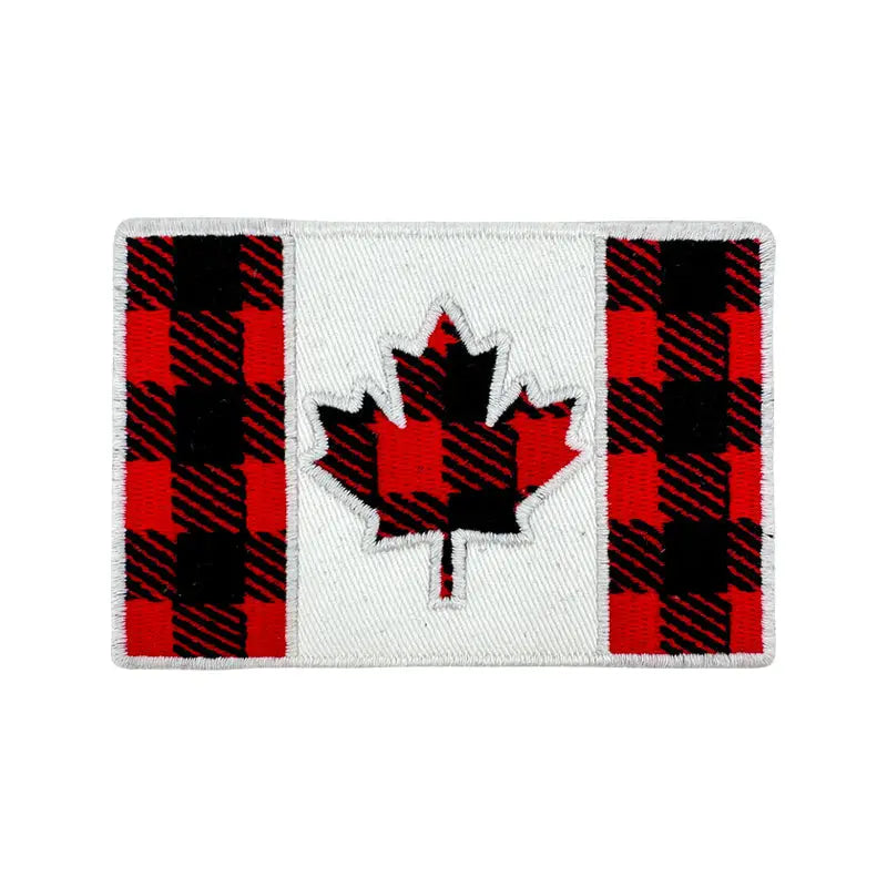 Buffalo Plaid Canada Patch