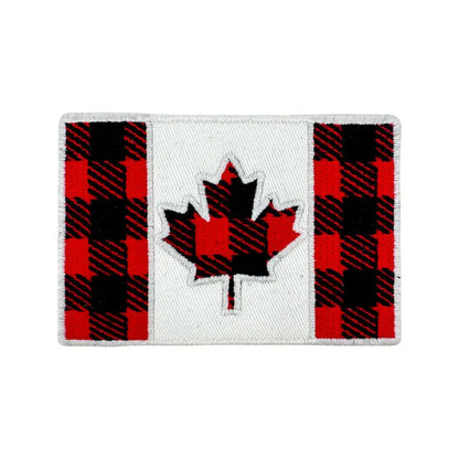 Buffalo Plaid Canada Patch