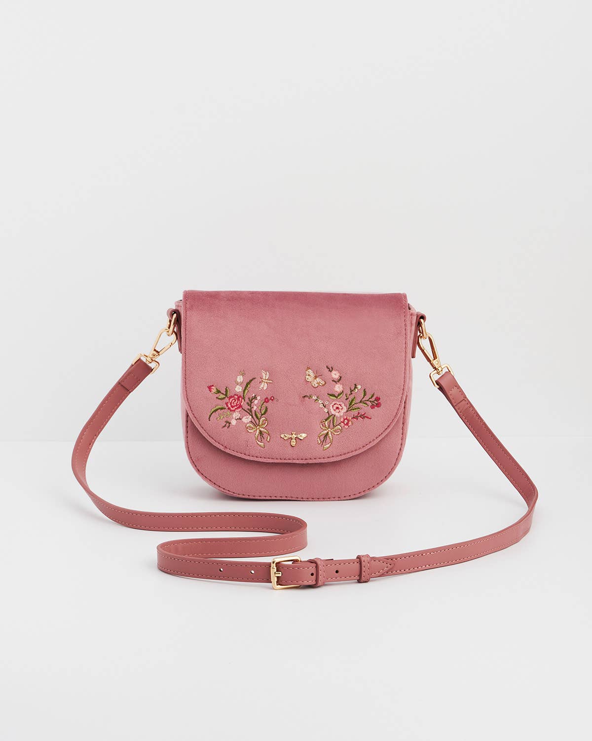 Beth Floral Posy Saddle Bag