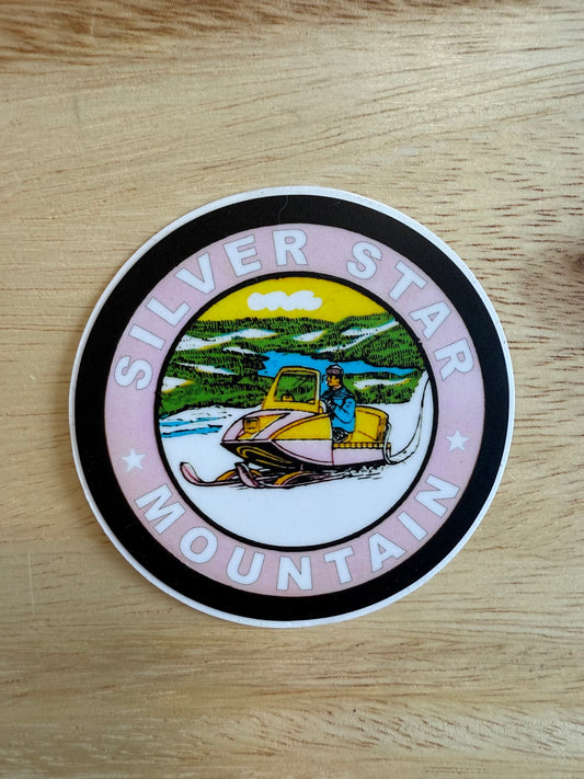 Silver Star Skidoo Sticker