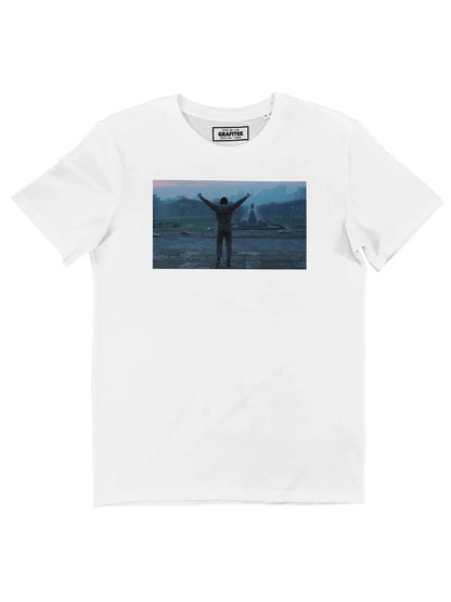 Rocky Stairs T-Shirt - Rocky Movie Photo T-Shirt