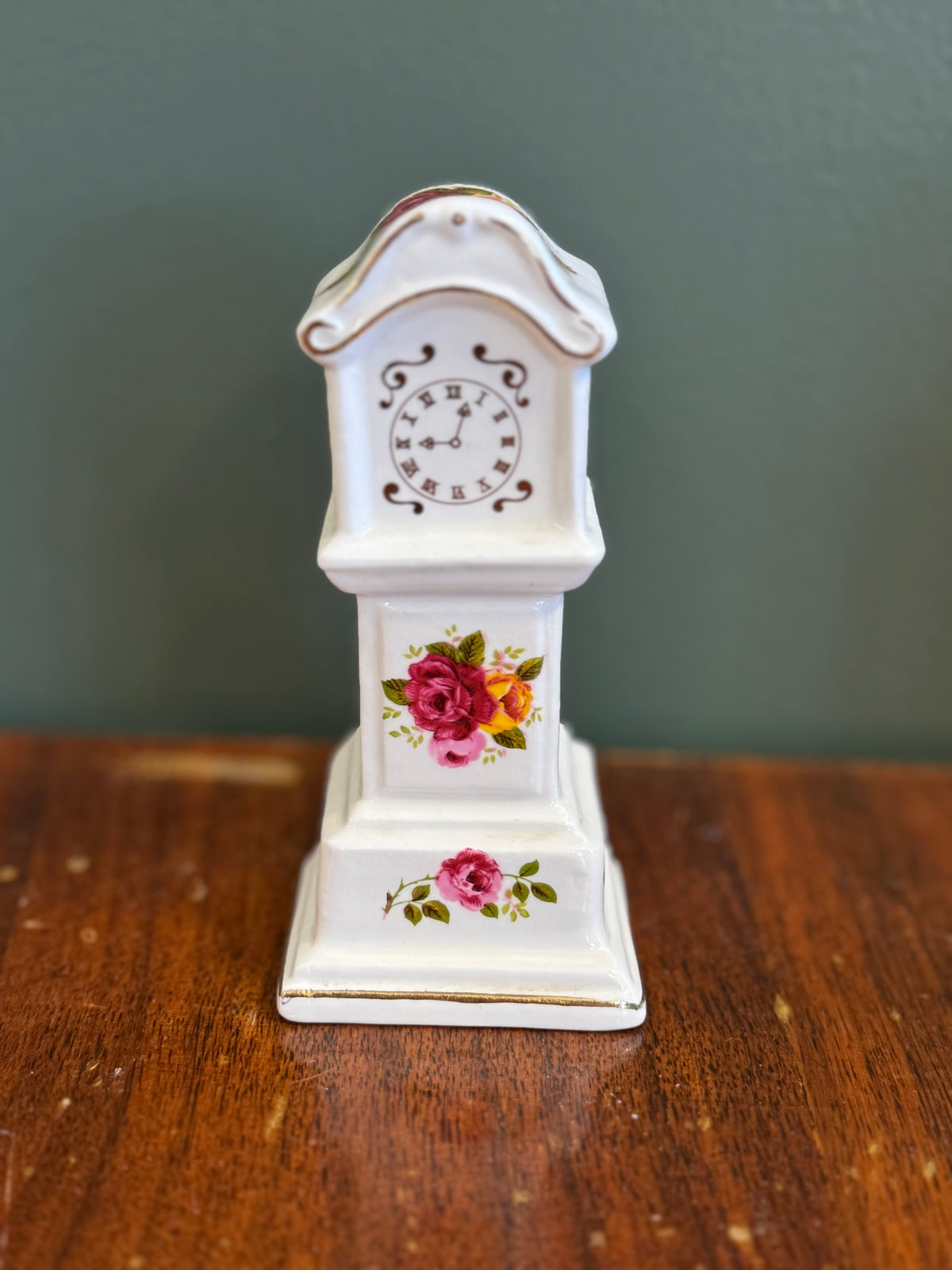 Ceramic Dollhouse Grandfather Clock