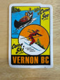 Vernon Sun and Ski Sticker