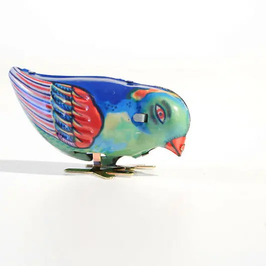 Wind Up Vintage Blue Bird