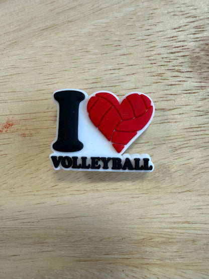 Clog Charms-Volleyball