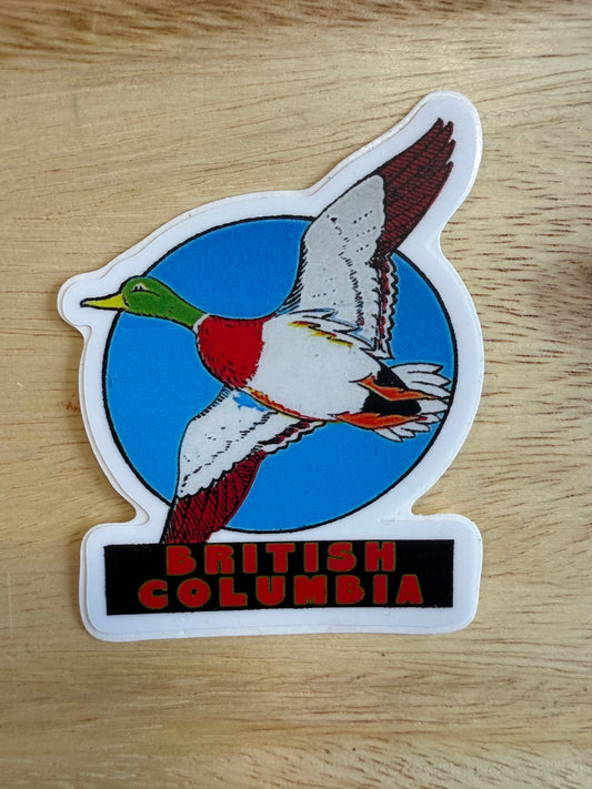 British Columbia Mallard Sticker