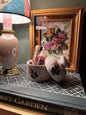 Ceramic Rose Trinket Dish