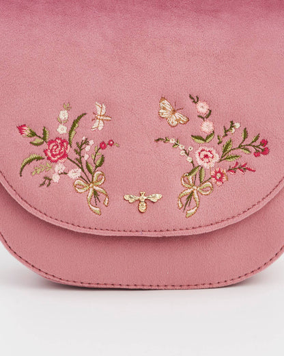 Beth Floral Posy Saddle Bag