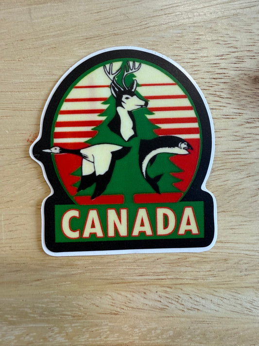 Canada Animal Icons Sticker