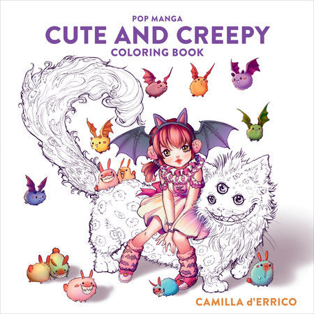 Pop Manga Cute & Creepy Coloring Book