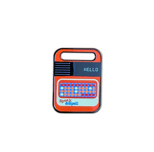 Speak and Spell Enamel Pin