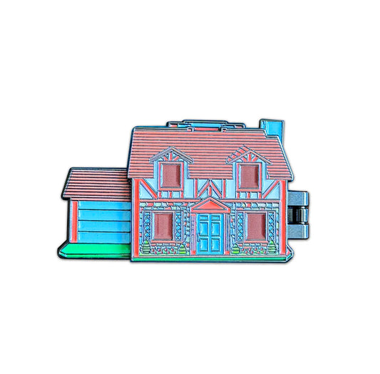 Tudor House Enamel Pin