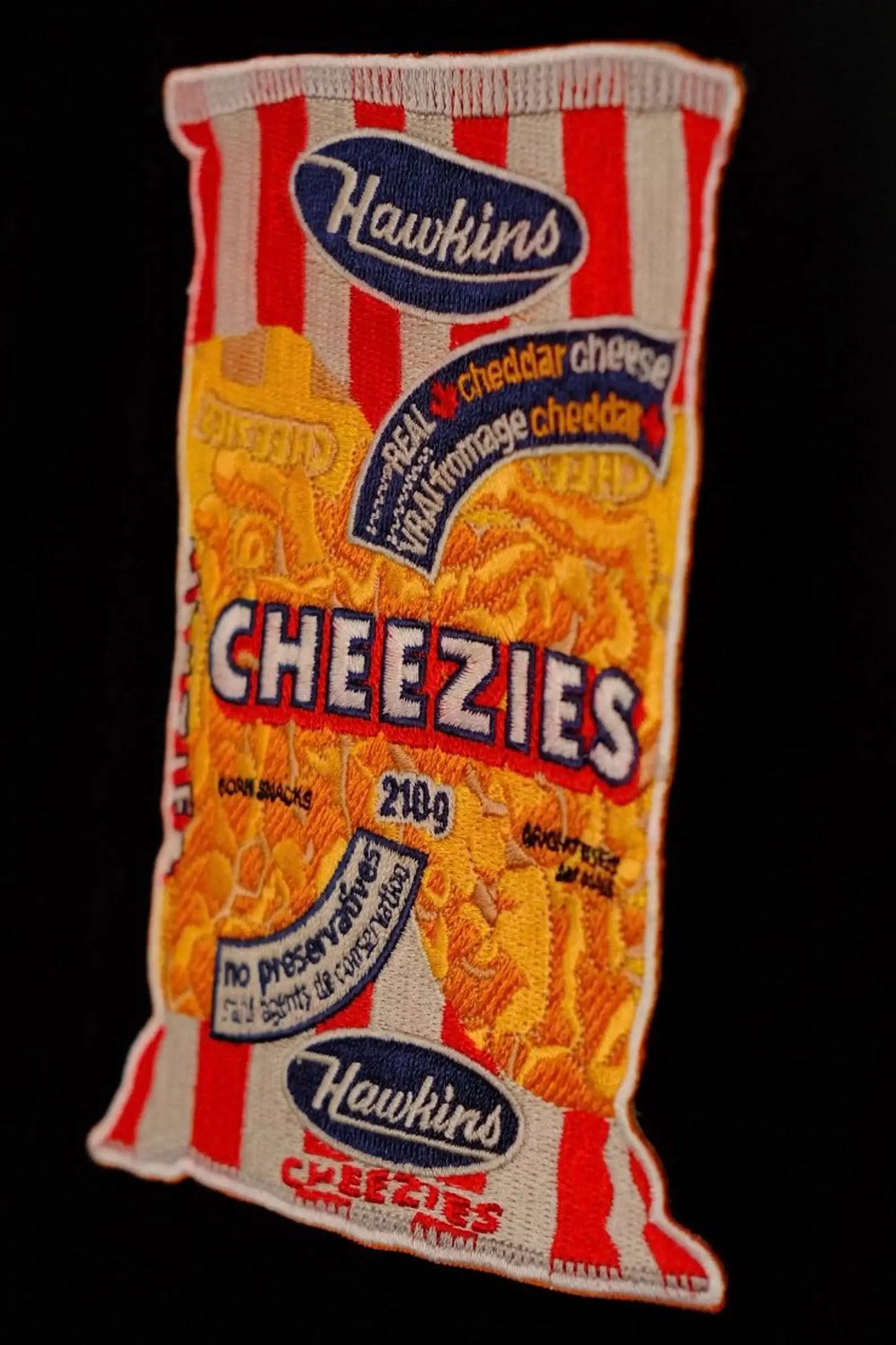 Iron-On 6X4” Embroidered Canadian ”Cheezies” Patch