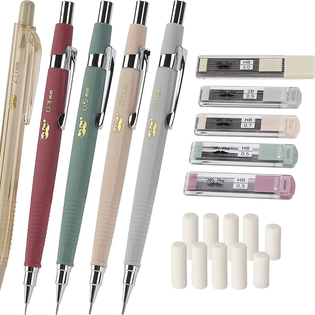 Mechanical Pencil Set With Case