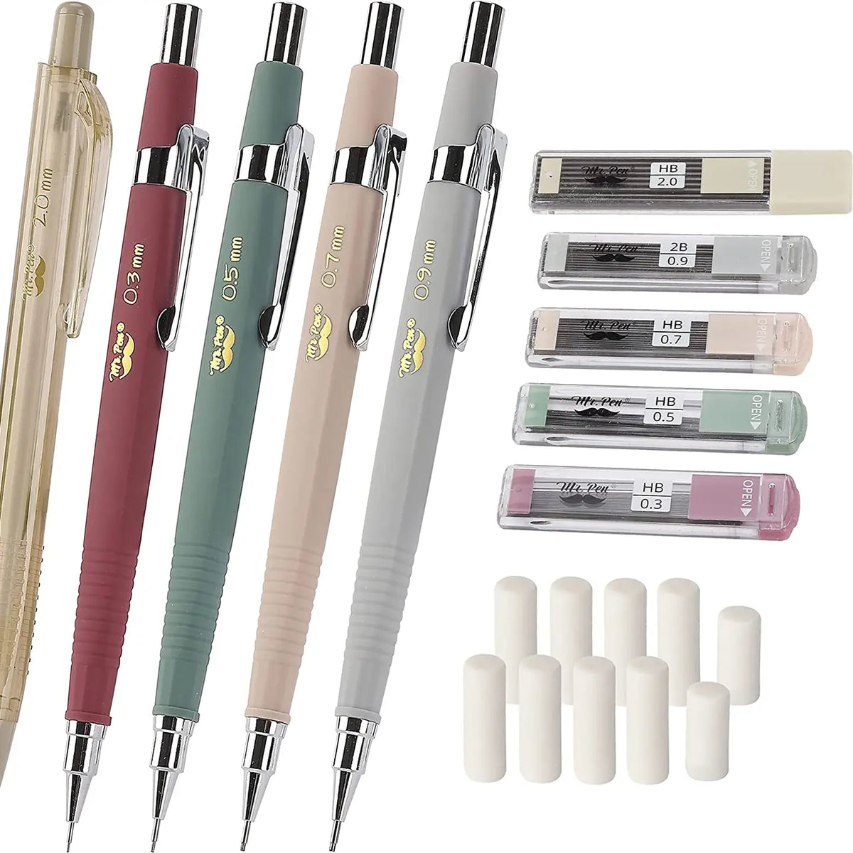 Mechanical Pencil Set With Case