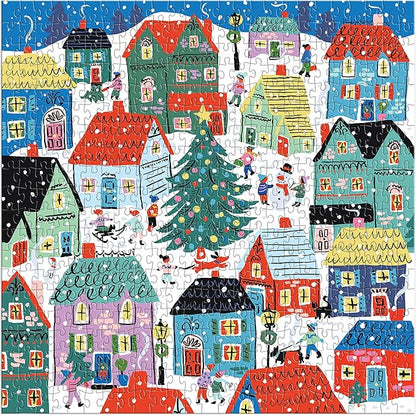 Christmas in the Village 500 Piece Puzzle