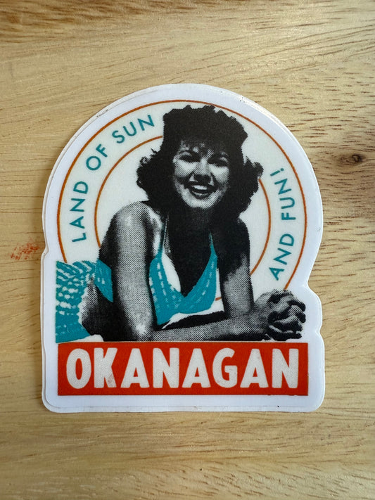 Okanagan Land of Sun Sticker
