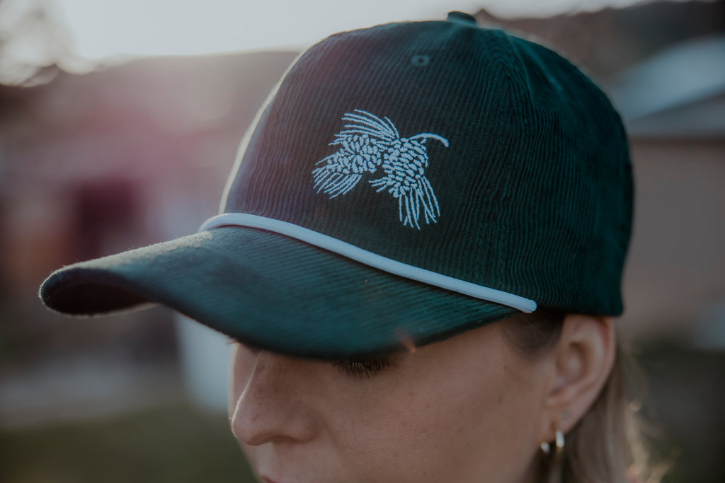 Evergreen Corduroy Dad Hat