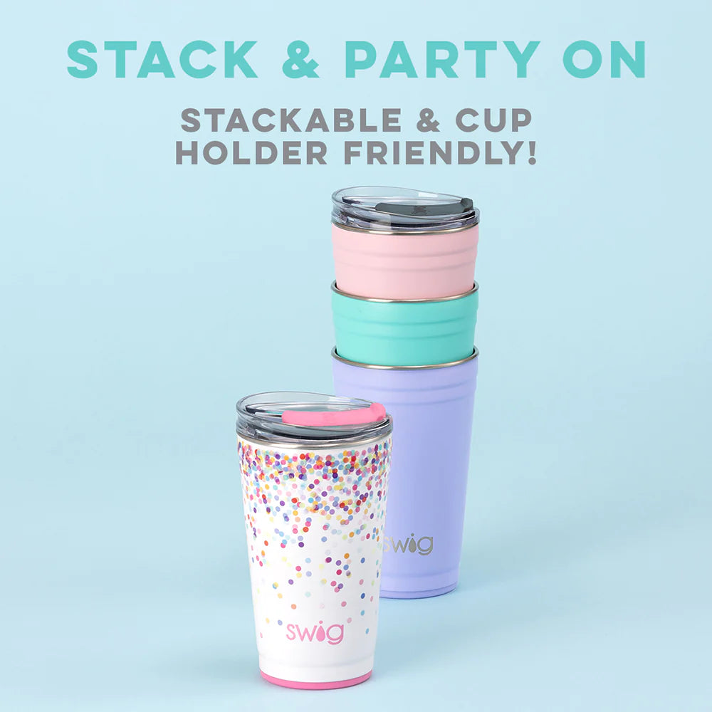 SWIG Party Cup 24oz - Shimmer Buttercup