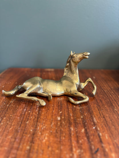 Resting Brass Horse