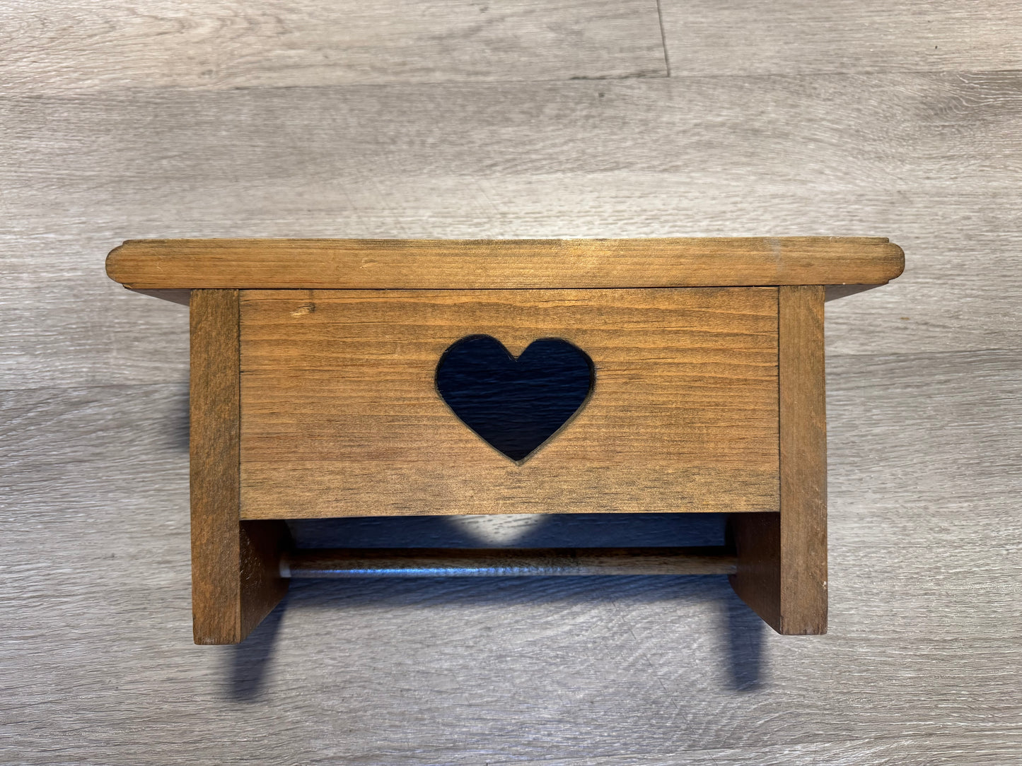 Wooden Heart Shelf